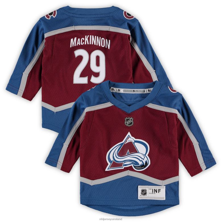 NHL Infant Colorado Avalanche Nathan Mackinnon Burgundy Home Replica Player Jersey D002V221 Clothing