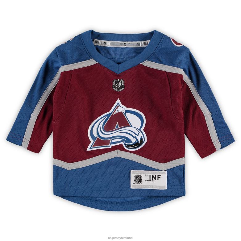 NHL Infant Colorado Avalanche Nathan Mackinnon Burgundy Home Replica Player Jersey D002V221 Clothing