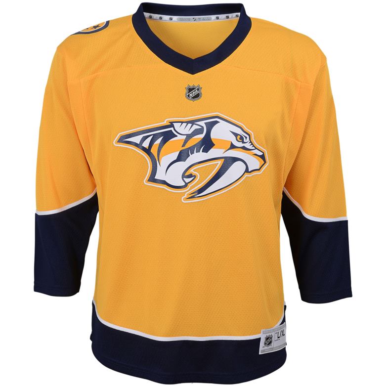 NHL Infant Nashville Predators Yellow Team Home Replica Custom Jersey D002V810 Clothing