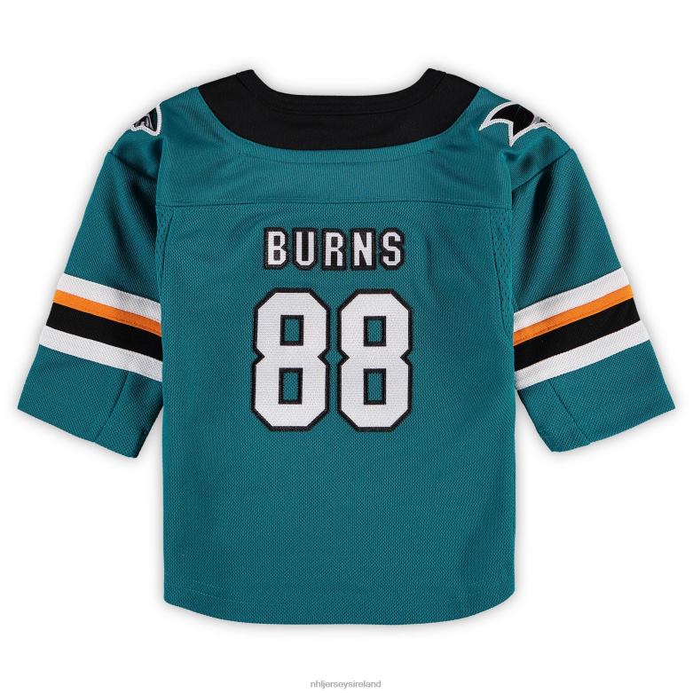NHL Infant San Jose Sharks Brent Burns Teal Home Premier Player Jersey D002V2339 Clothing