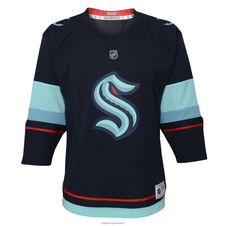NHL Infant Seattle Kraken Philipp Grubauer Deep Sea Blue Home Replica Player Jersey D002V2077 Clothing