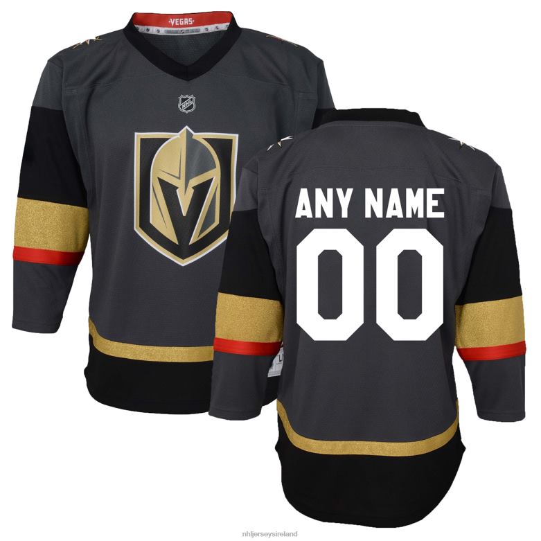NHL Infant Vegas Golden Knights Gray Alternate Custom Replica Jersey D002V1344 Clothing