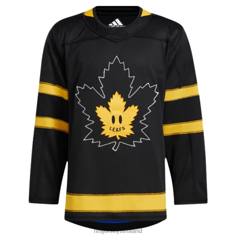 NHL Men Adidas Black Authentic Toronto Maple Leafs X Drew House Alternate Blank Jersey D002V240 Clothing