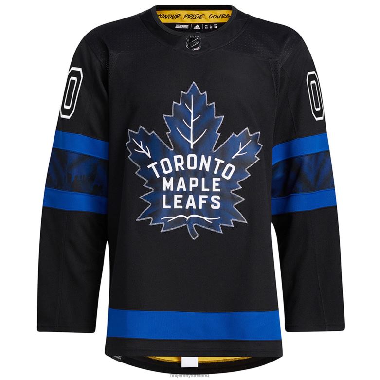 NHL Men Adidas Black Authentic Toronto Maple Leafs X Drew House Alternate Custom Jersey D002V2380 Clothing