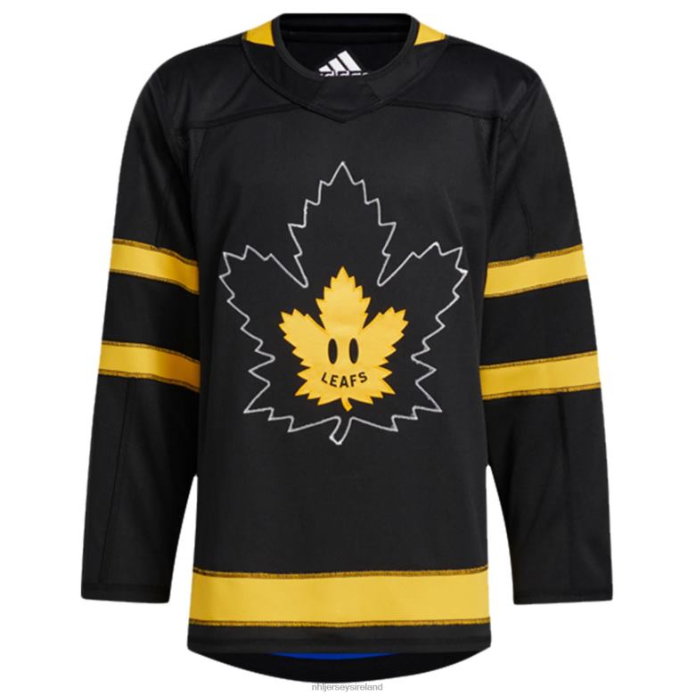 NHL Men Adidas Black Authentic Toronto Maple Leafs X Drew House Alternate Custom Jersey D002V2380 Clothing