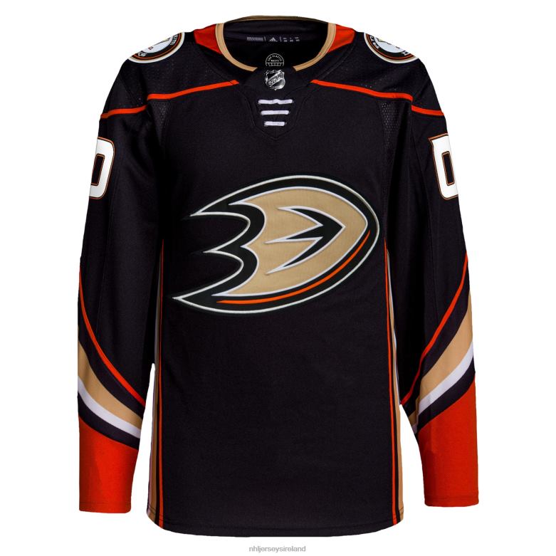 NHL Men Anaheim Ducks Adidas Black Home Authentic Pro Custom Jersey D002V2009 Clothing