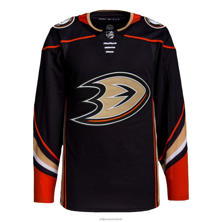 NHL Men Anaheim Ducks Adidas Black Home Authentic Pro Jersey D002V1237 Clothing