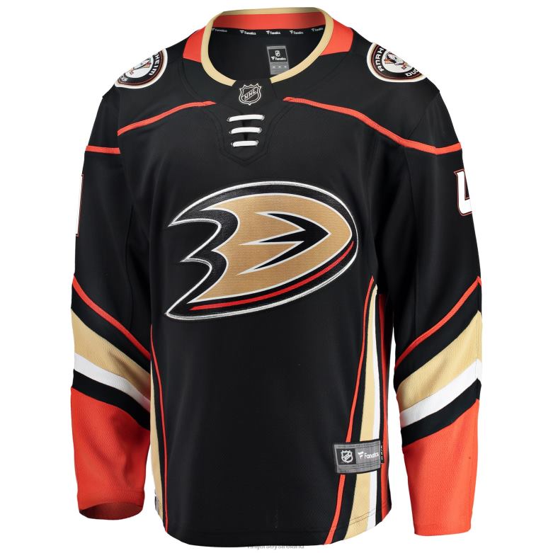 NHL Men Anaheim Ducks Cam Fowler Fanatics Branded Black Breakaway Player Jersey D002V1800 Clothing