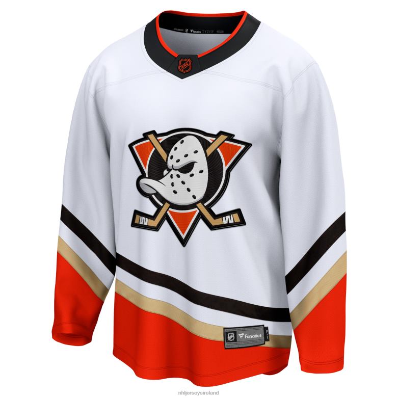 NHL Men Anaheim Ducks Fanatics Branded White Special Edition 20 Breakaway Blank Jersey D002V189 Clothing