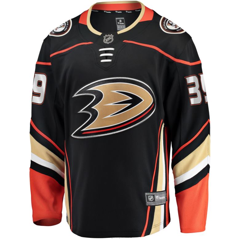 NHL Men Anaheim Ducks Sam Carrick Fanatics Branded Black Home Breakaway Player Jersey D002V2218 Clothing