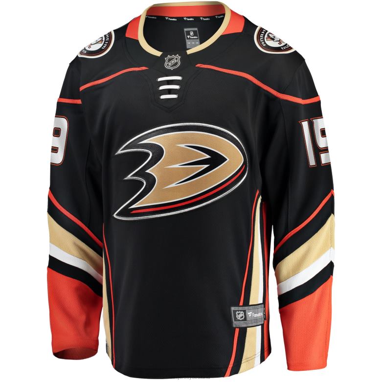 NHL Men Anaheim Ducks Troy Terry Fanatics Branded Black Home Team Breakaway Player Jersey D002V1694 Clothing