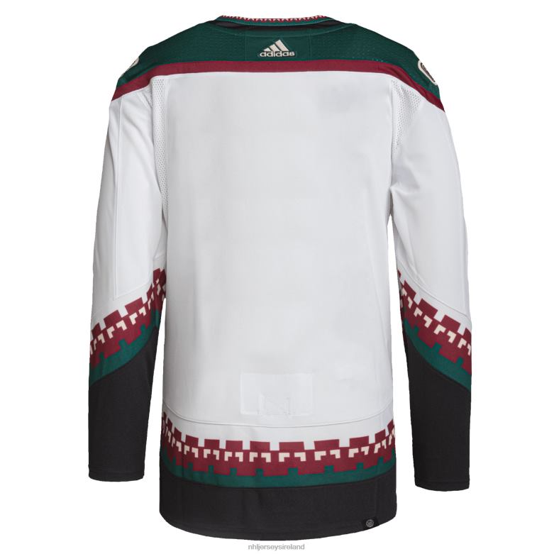 NHL Men Arizona Coyotes Adidas White Away Primegreen Authentic Pro Blank Jersey D002V1092 Clothing