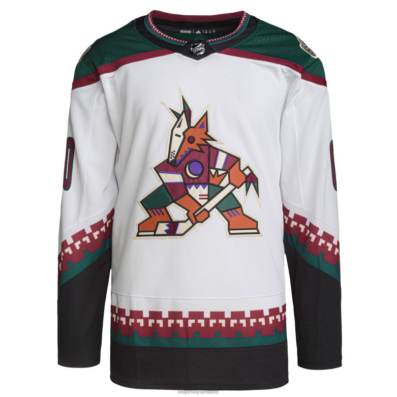 NHL Men Arizona Coyotes Adidas White Primegreen Authentic Pro Custom Jersey D002V2025 Clothing