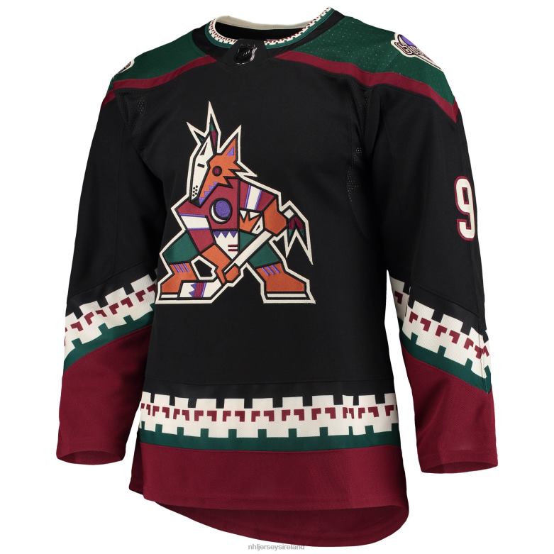 NHL Men Arizona Coyotes Clayton Keller Adidas Black Home Authentic Pro Player Jersey D002V304 Clothing