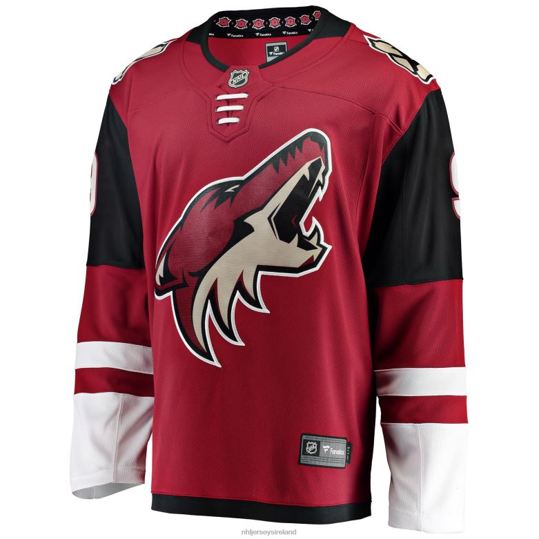 NHL Men Arizona Coyotes Clayton Keller Fanatics Branded Garnet Home Premier Breakaway Player Jersey D002V1274 Clothing