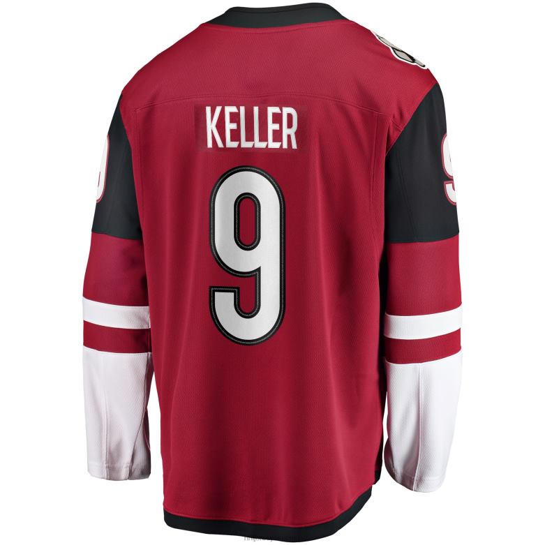 NHL Men Arizona Coyotes Clayton Keller Fanatics Branded Garnet Home Premier Breakaway Player Jersey D002V1274 Clothing