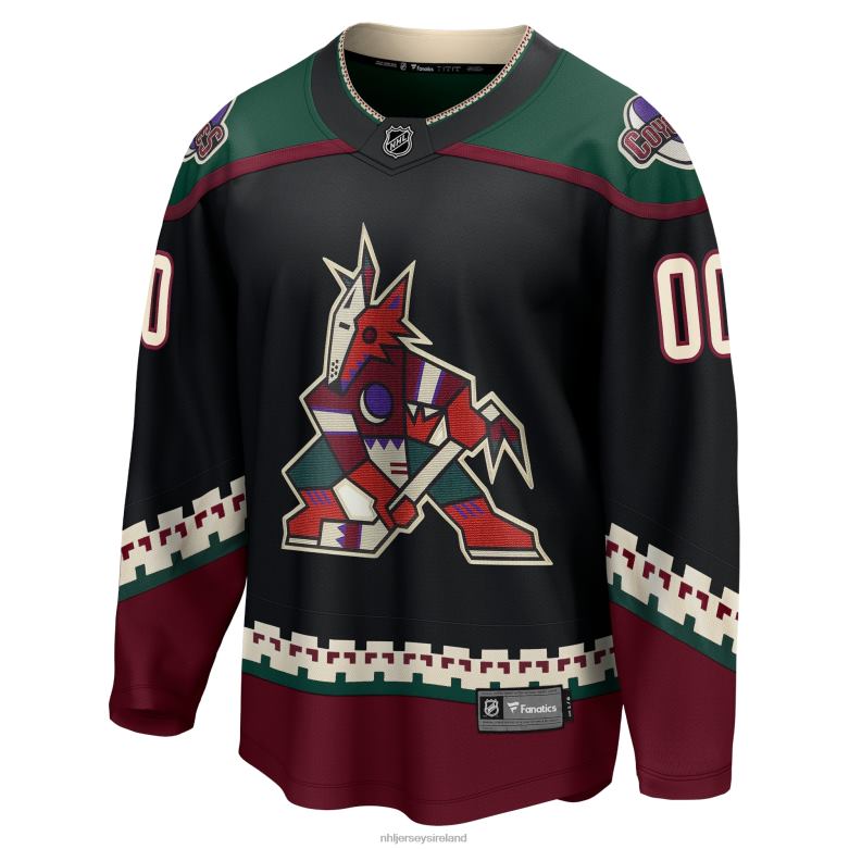 NHL Men Arizona Coyotes Fanatics Branded Black 2021/22 Home Breakaway Custom Jersey D002V663 Clothing
