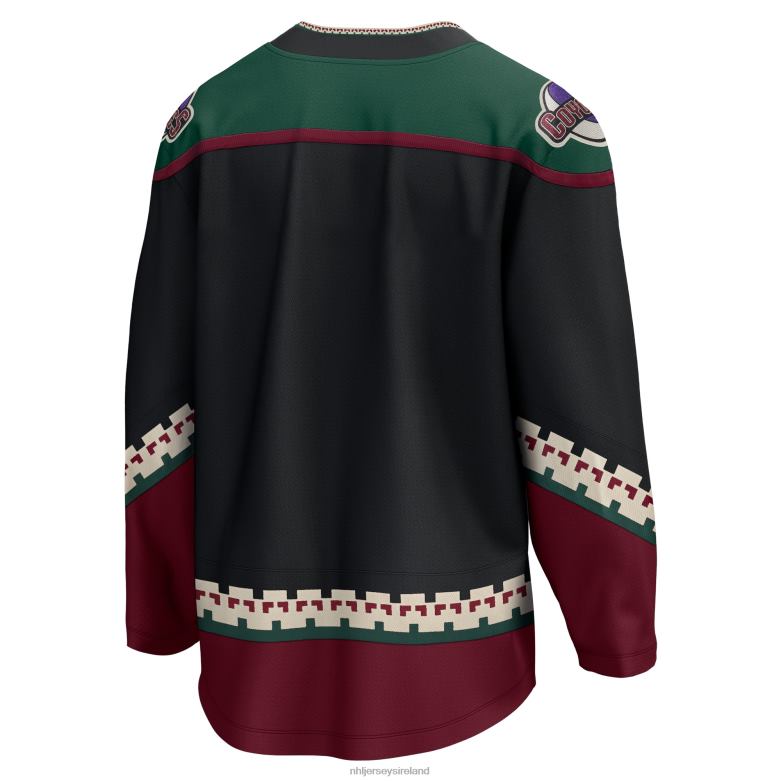 NHL Men Arizona Coyotes Fanatics Branded Black 2021/22 Home Breakaway Jersey D002V368 Clothing
