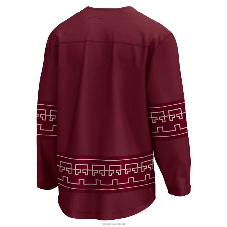 NHL Men Arizona Coyotes Fanatics Branded Garnet Alternate 2022/23 Premier Breakaway Jersey D002V297 Clothing