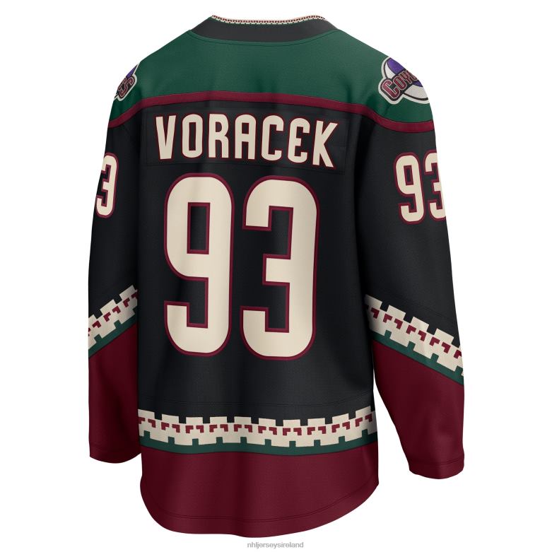 NHL Men Arizona Coyotes Jakub Voracek Fanatics Branded Black Home Breakaway Jersey D002V1913 Clothing
