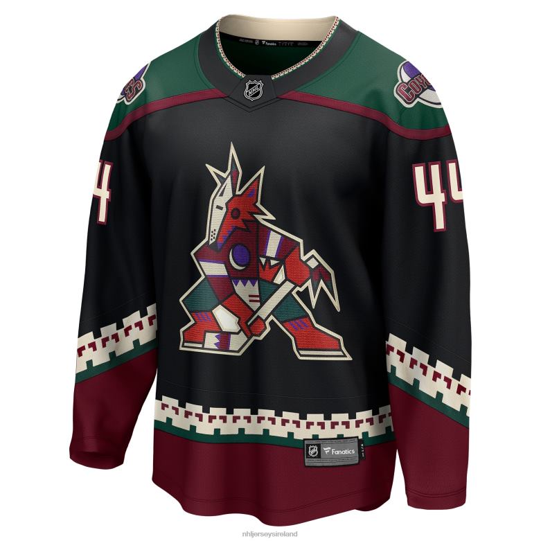 NHL Men Arizona Coyotes Zack Kassian Fanatics Branded Black Home Breakaway Player Jersey D002V1680 Clothing