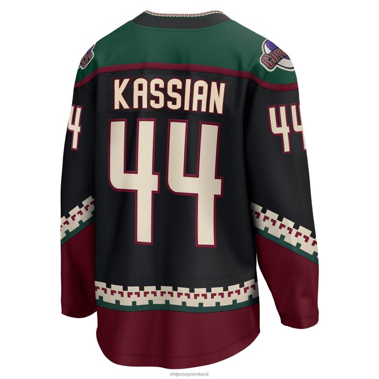 NHL Men Arizona Coyotes Zack Kassian Fanatics Branded Black Home Breakaway Player Jersey D002V1680 Clothing