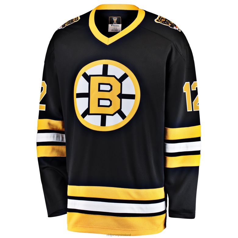 NHL Men Boston Bruins Adam Oates Fanatics Branded Black Premier Breakaway Retired Player Jersey D002V1096 Clothing