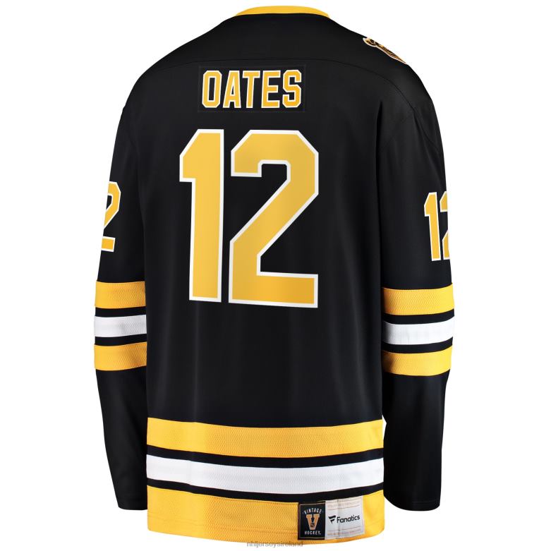 NHL Men Boston Bruins Adam Oates Fanatics Branded Black Premier Breakaway Retired Player Jersey D002V1096 Clothing