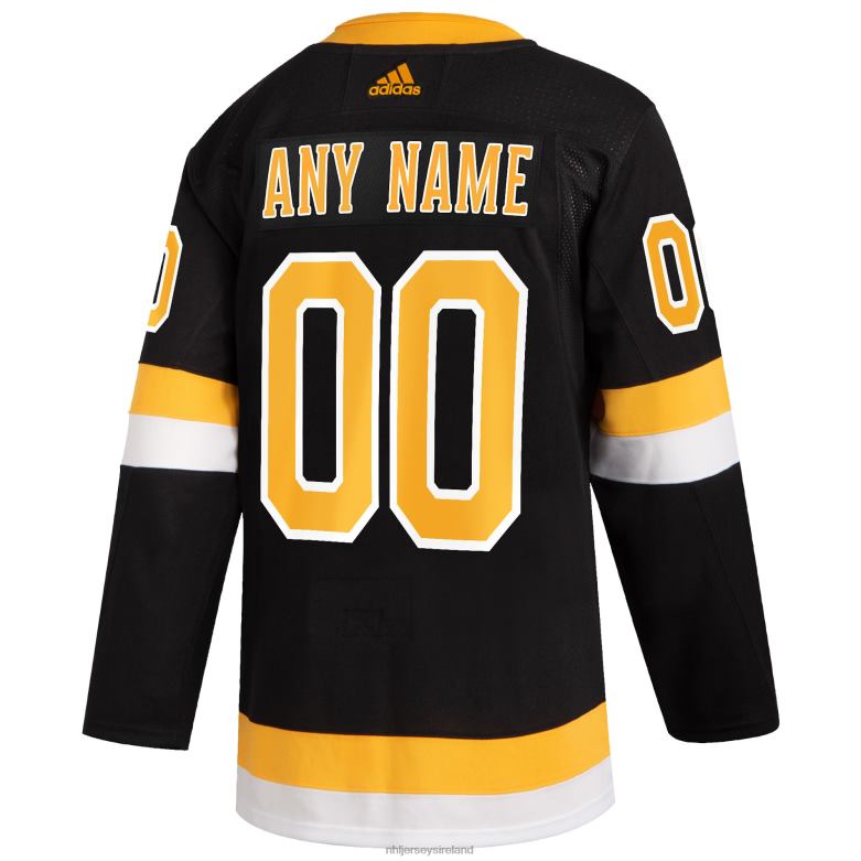 NHL Men Boston Bruins Adidas Black 2019/20 Alternate Authentic Custom Jersey D002V1911 Clothing