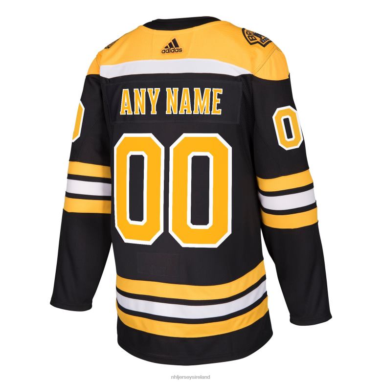 NHL Men Boston Bruins Adidas Black Authentic Custom Jersey D002V81 Clothing