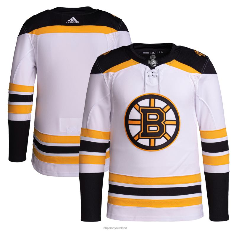NHL Men Boston Bruins Adidas White Away Primegreen Authentic Pro Jersey D002V1011 Clothing
