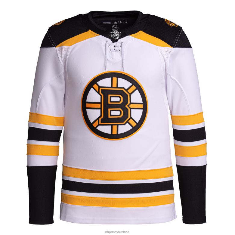 NHL Men Boston Bruins Adidas White Away Primegreen Authentic Pro Jersey D002V1011 Clothing