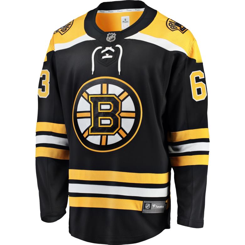 NHL Men Boston Bruins Brad Marchand Fanatics Branded Black Home Breakaway Jersey D002V792 Clothing