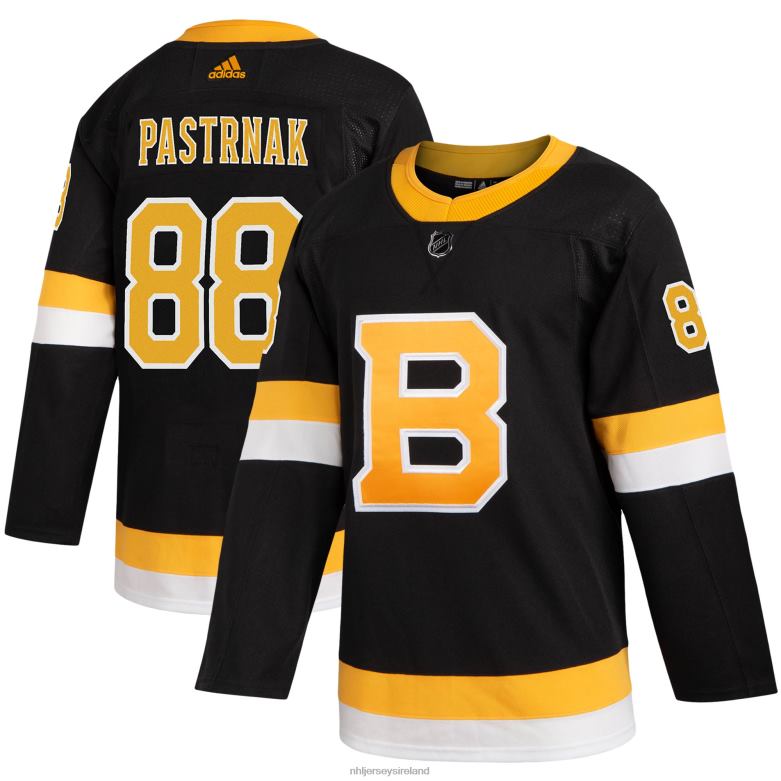 NHL Men Boston Bruins David Pastrnak Adidas Black Alternate Authentic Player Jersey D002V47 Clothing