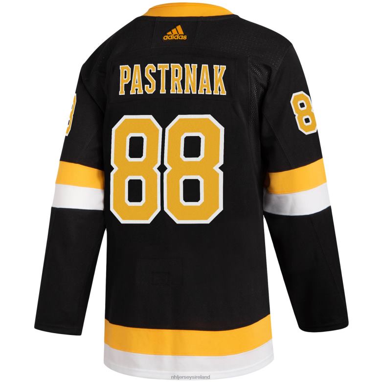 NHL Men Boston Bruins David Pastrnak Adidas Black Alternate Authentic Player Jersey D002V47 Clothing