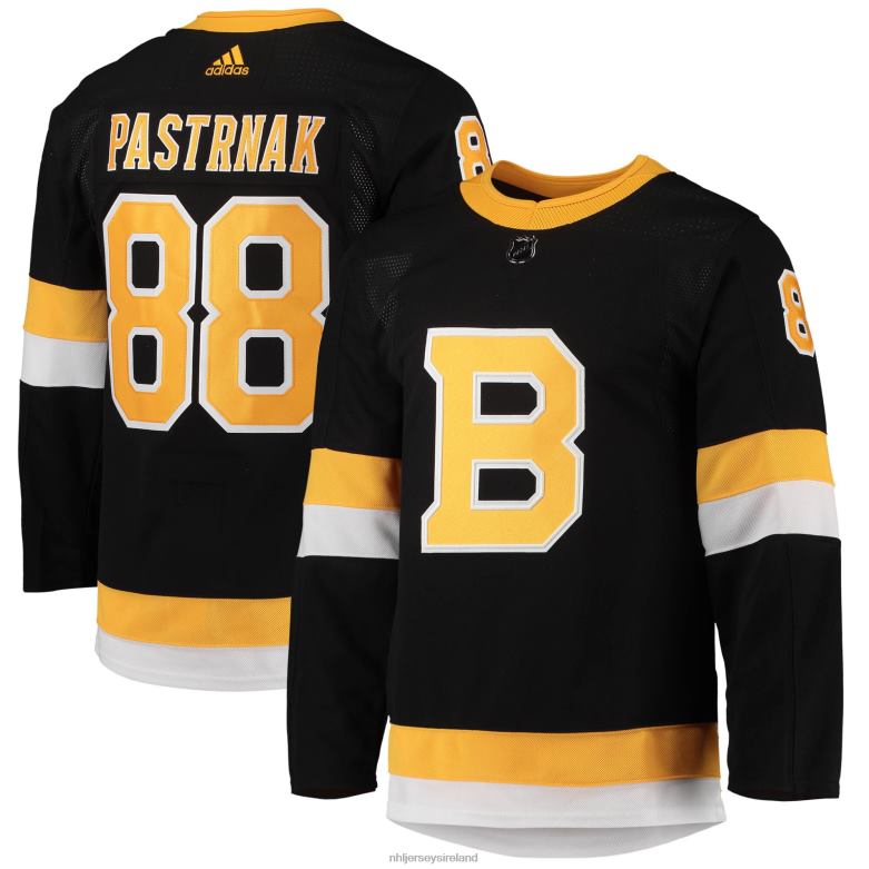 NHL Men Boston Bruins David Pastrnak Adidas Black Alternate Primegreen Authentic Pro Player Jersey D002V750 Clothing
