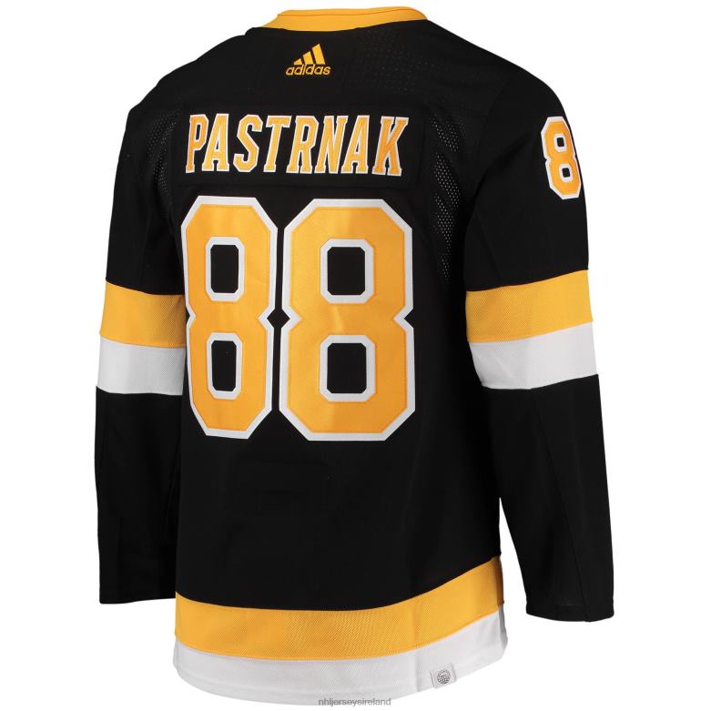 NHL Men Boston Bruins David Pastrnak Adidas Black Alternate Primegreen Authentic Pro Player Jersey D002V750 Clothing