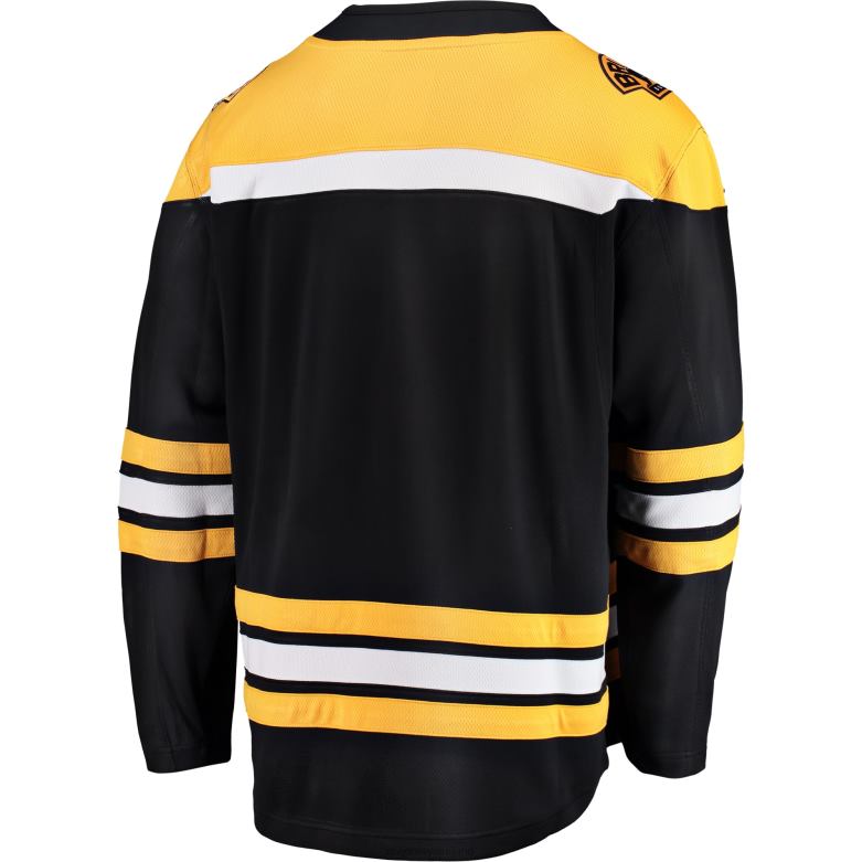 NHL Men Boston Bruins Fanatics Branded Black Breakaway Home Jersey D002V62 Clothing