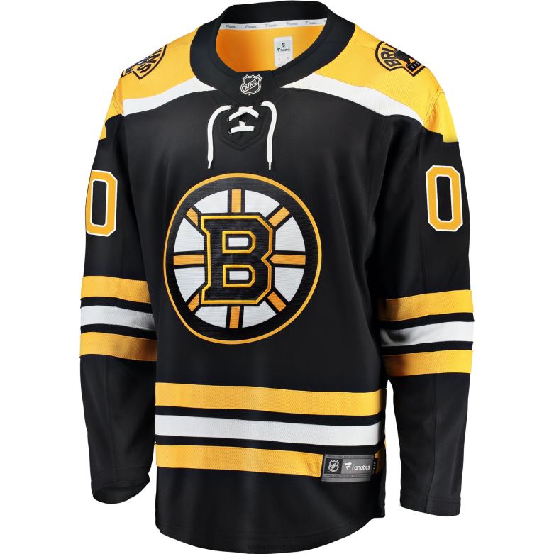 NHL Men Boston Bruins Fanatics Branded Black Home Breakaway Custom Jersey D002V15 Clothing