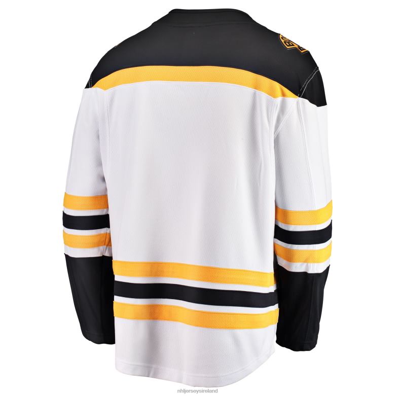 NHL Men Boston Bruins Fanatics Branded White Breakaway Away Jersey D002V406 Clothing