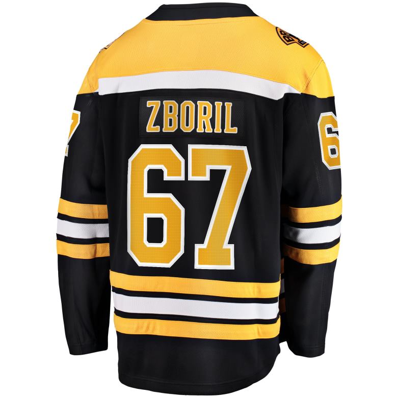 NHL Men Boston Bruins Jakub Zboril Fanatics Branded Black Home Breakaway Player Jersey D002V1852 Clothing