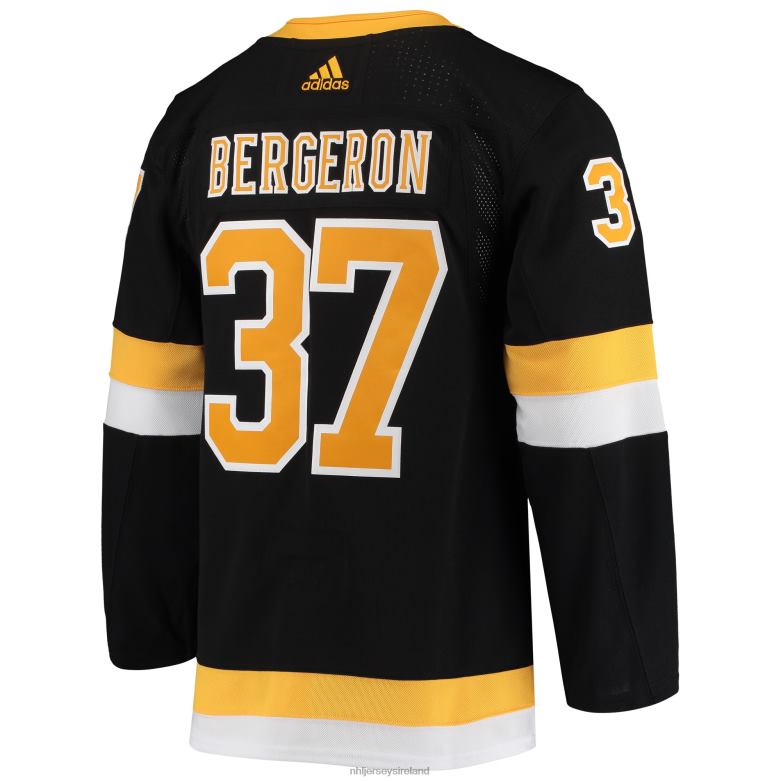 NHL Men Boston Bruins Patrice Bergeron Adidas Black Alternate Authentic Player Jersey D002V132 Clothing
