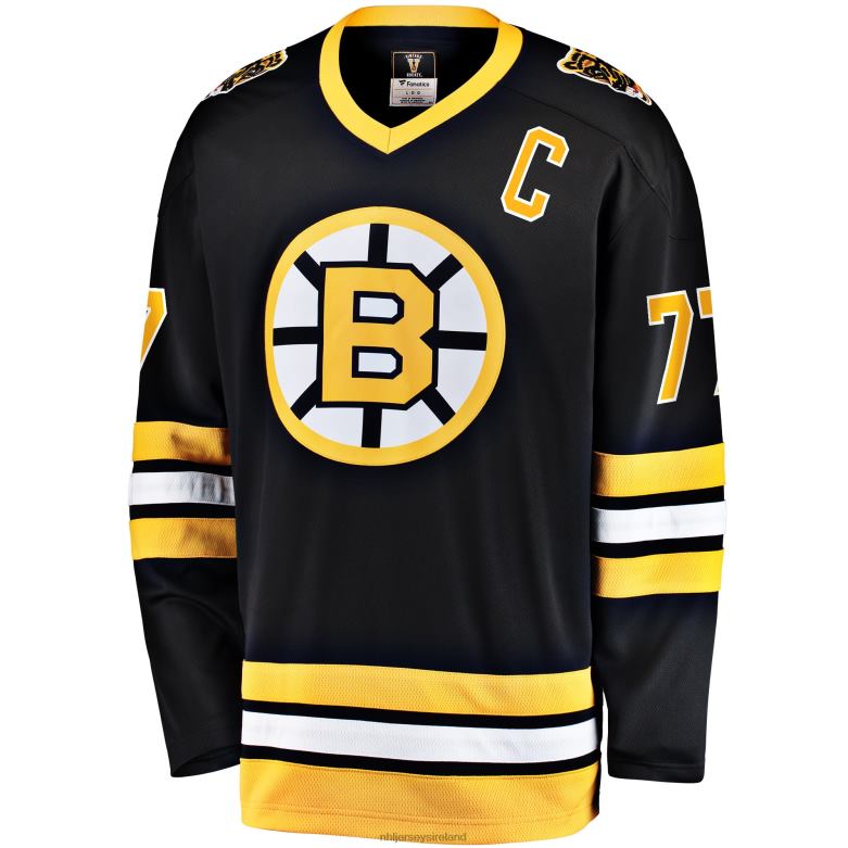 NHL Men Boston Bruins Ray Bourque Fanatics Branded Black Premier Breakaway Retired Player Jersey D002V275 Clothing