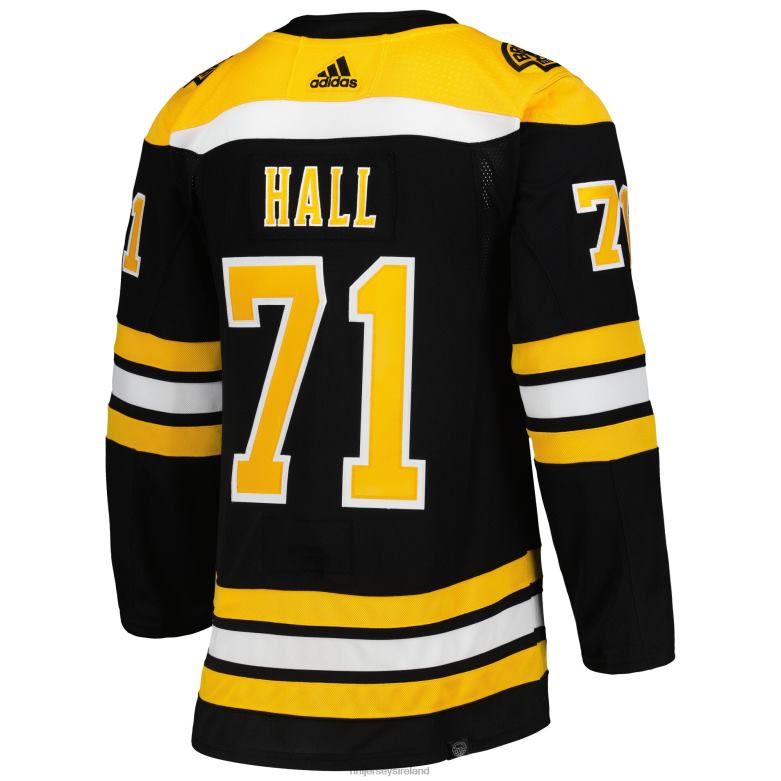 NHL Men Boston Bruins Taylor Hall Adidas Black Primegreen Authentic Pro Home Player Jersey D002V1103 Clothing