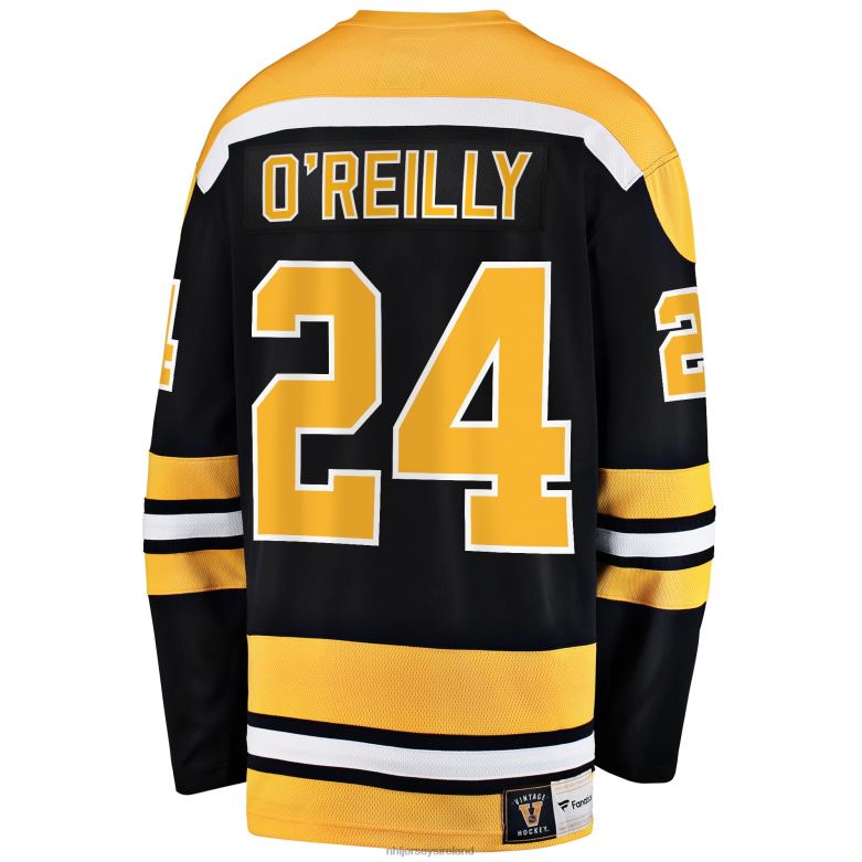NHL Men Boston Bruins Terry O\Reilly Fanatics Branded Black Premier Breakaway Retired Player Jersey D002V1615 Clothing