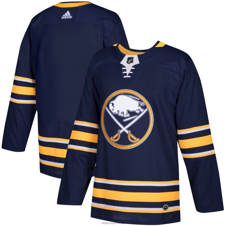 NHL Men Buffalo Sabres Adidas Navy Home Authentic Blank Jersey D002V1624 Clothing