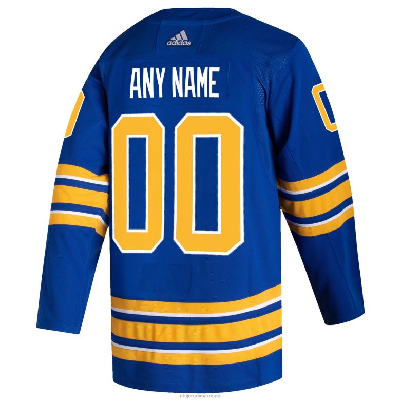 NHL Men Buffalo Sabres Adidas Royal 2020/21 Home Authentic Custom Jersey D002V130 Clothing