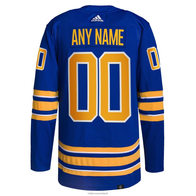 NHL Men Buffalo Sabres Adidas Royal Home Authentic Pro Custom Jersey D002V2104 Clothing