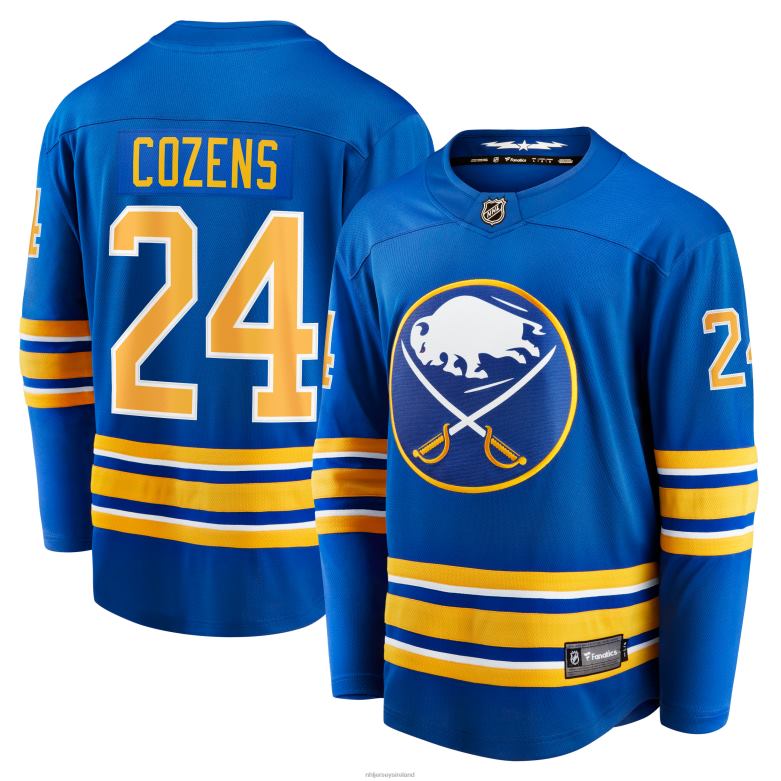 NHL Men Buffalo Sabres Dylan Cozens Fanatics Branded Royal Home Breakaway Player Jersey D002V508 Clothing