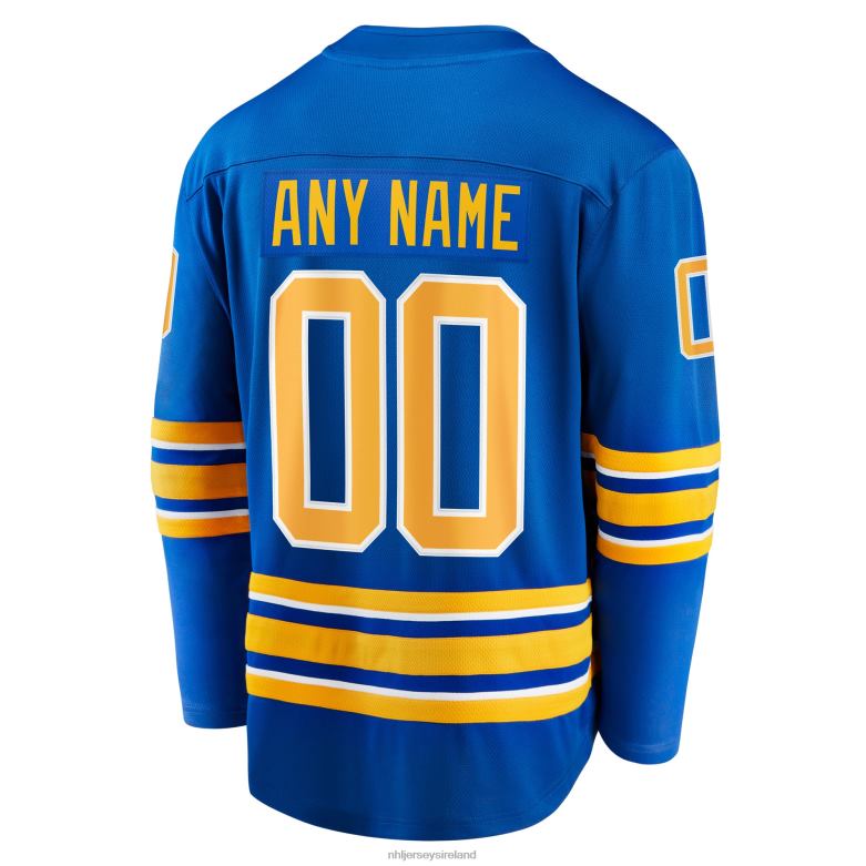 NHL Men Buffalo Sabres Fanatics Branded Royal 2020/21 Home Breakaway Custom Jersey D002V427 Clothing